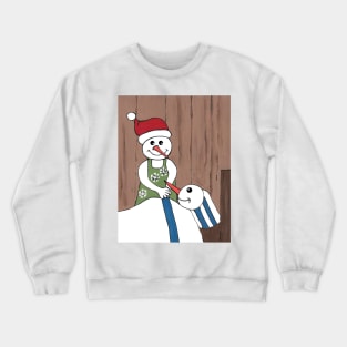 CHRISTMAS Eve Funny Snowman Crewneck Sweatshirt